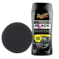 Zestaw: Meguiars Ultimate Black Plastic Restorer żel do plastików 355ml + aplikator